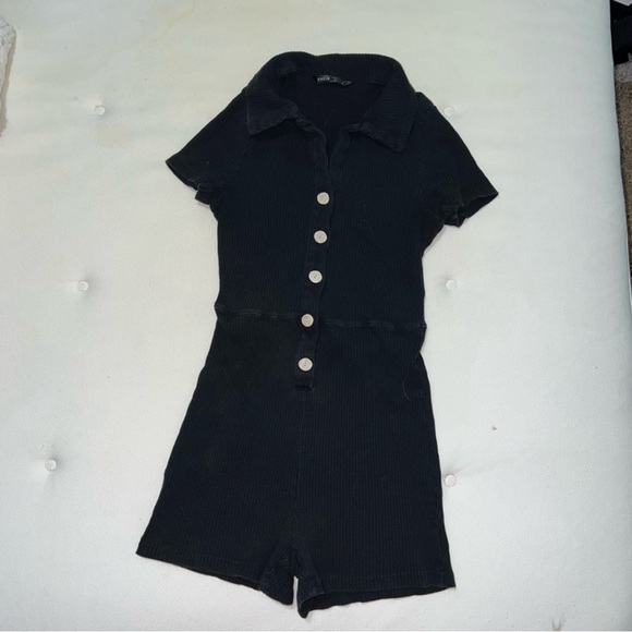 Button Up Romper - Picture 1 of 3